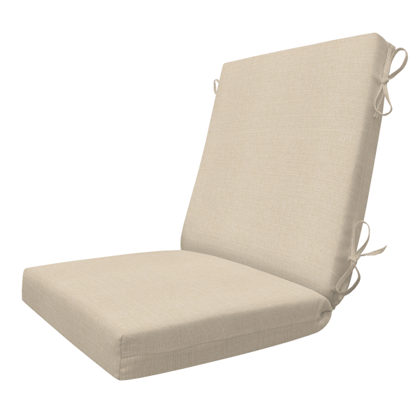 Highback Dining Chair Cushion Honeycomb Outdoor