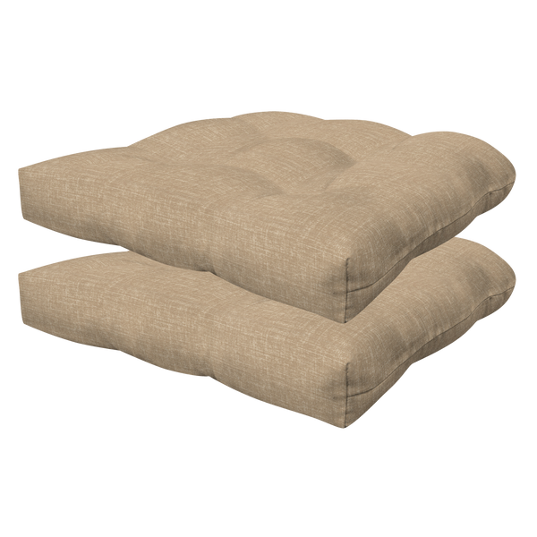 Essentials Collection Tufted Seat Cushion (Pack of 2)