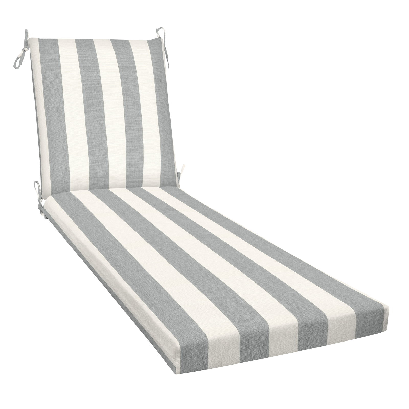 Black and white striped chaise lounge cushions clearance