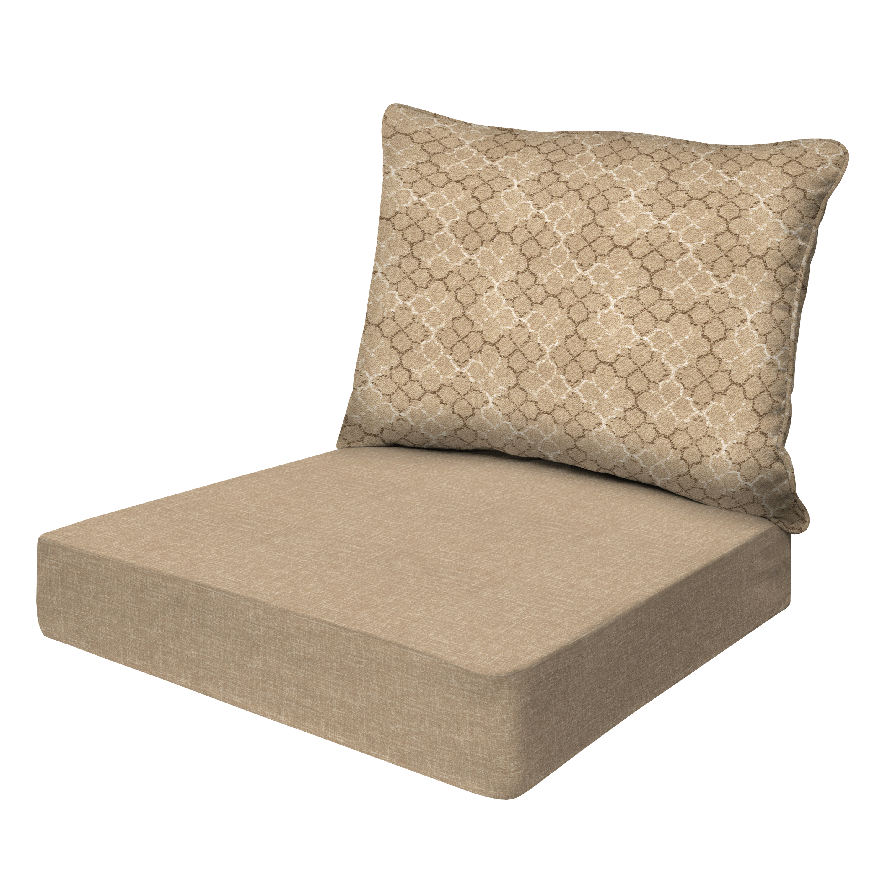 Essentials Collection Deep Seat Cushion – Honeycomb Outdoor