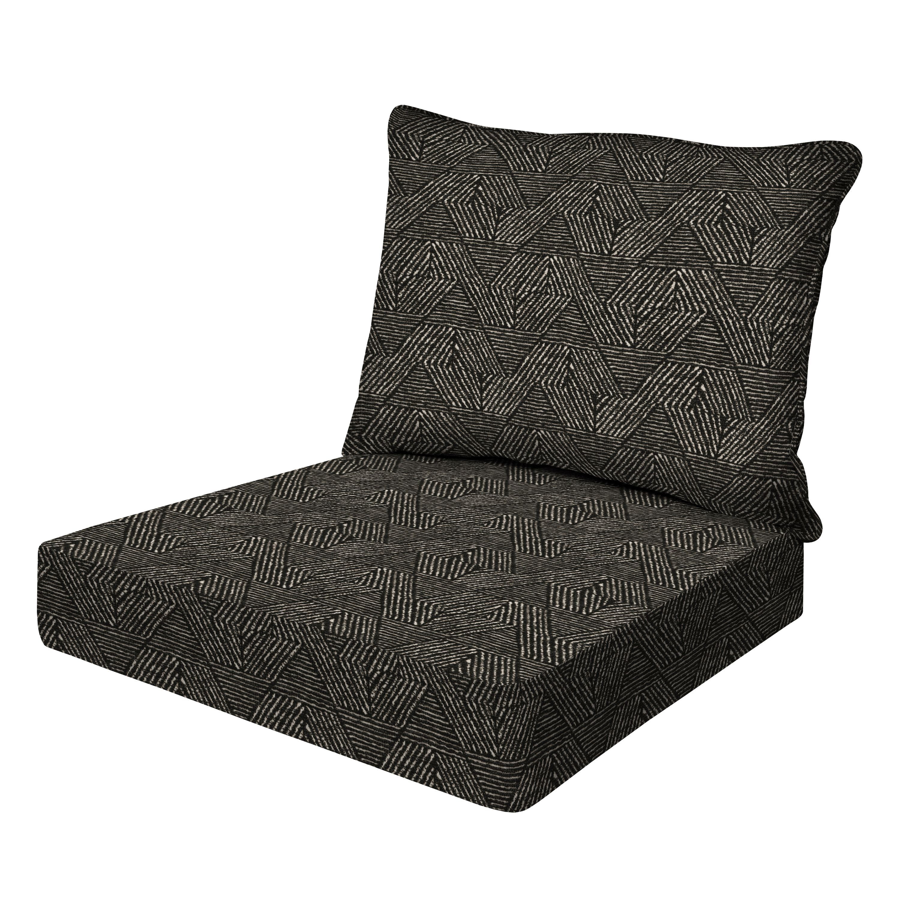 Essentials Collection Deep Seat Cushion – Honeycomb Outdoor